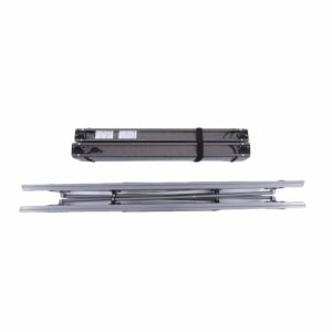 בעל פלטה העשויה מתריס אלומיניום נגלל המאפשר קיפול קליל