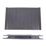 בעל פלטה העשויה מתריס אלומיניום נגלל המאפשר קיפול קליל