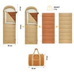 שק שינה ל-4 מעלות