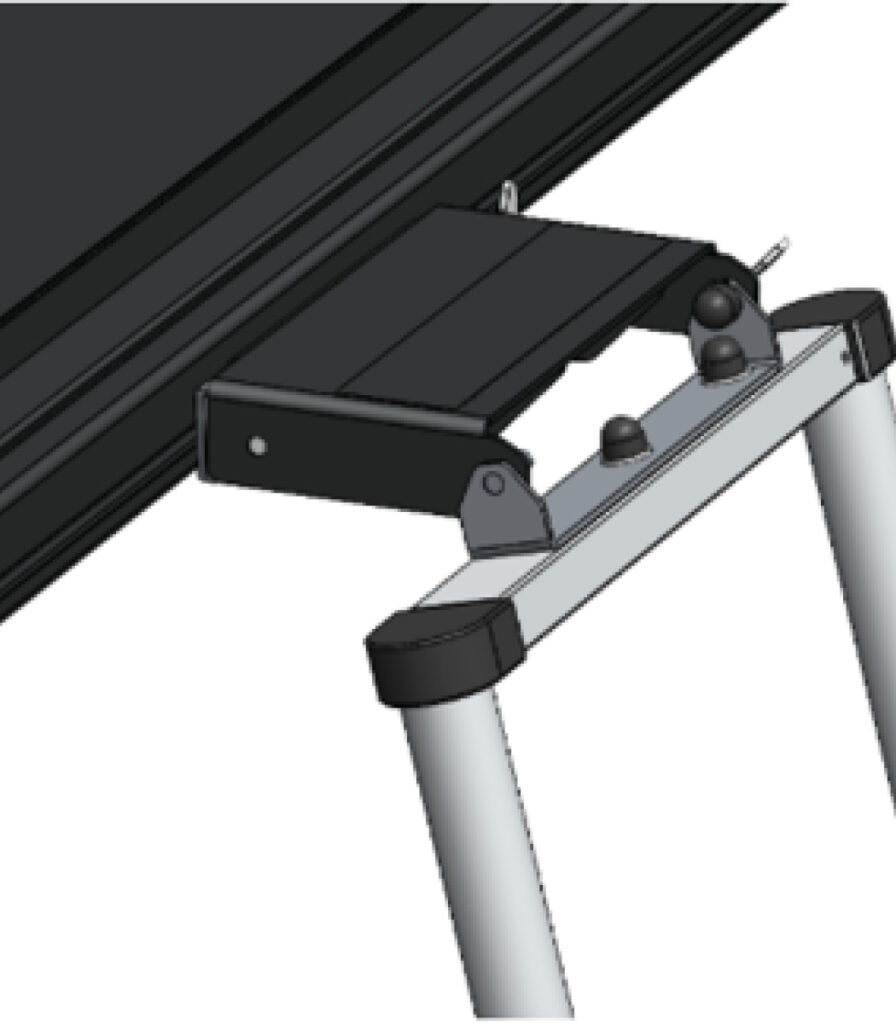 תושבת לסולם לאוהל גג קל AluCab Ladder Holder איש שטח