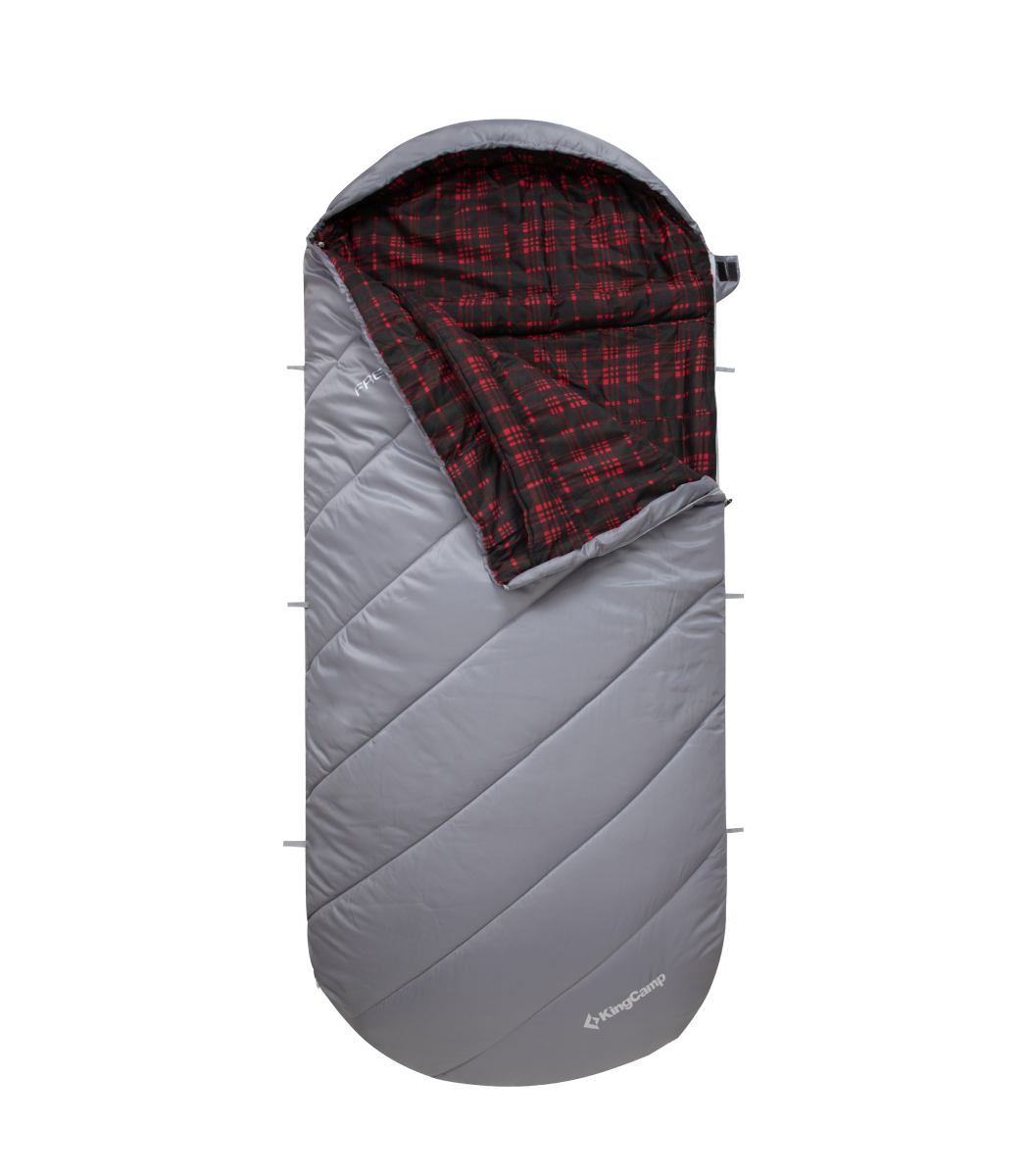 שק שינה פלנל רחב במיוחד ל-12 מעלות