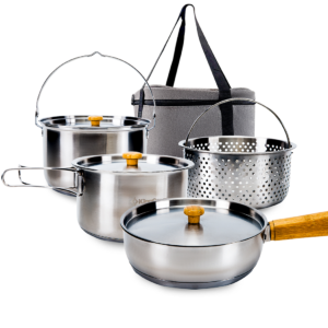 סט כלי בישול מנירוסטה ל4 אנשים