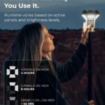 זמני פעולה של LightRanger 2000 לפי מספר הצדדים הדולקים